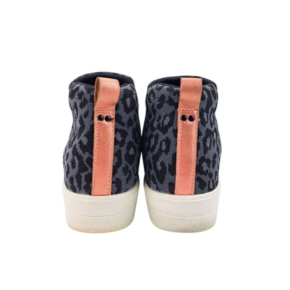 Ryka Vera Slip-On Leopard Print Ankle Sneakers Women Size 9.5 Black Knit Leather - Picture 6 of 12